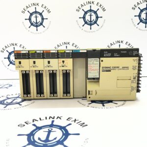 OMRON SYSMAC C200H/ CPU22/ ID217/ OD219/ SP001/ PROGRAMMABLE CONTROLLER RACK