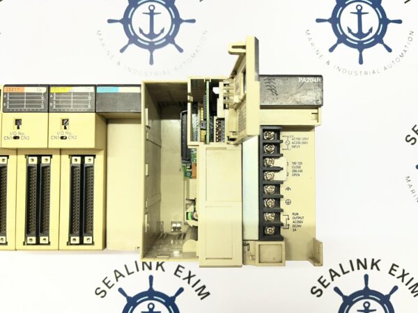 OMRON SYSMAC C200HE /OD219/ ID217/ SP001/ CPU32/ PA204H PROGRAMMABLE CONTROLLER